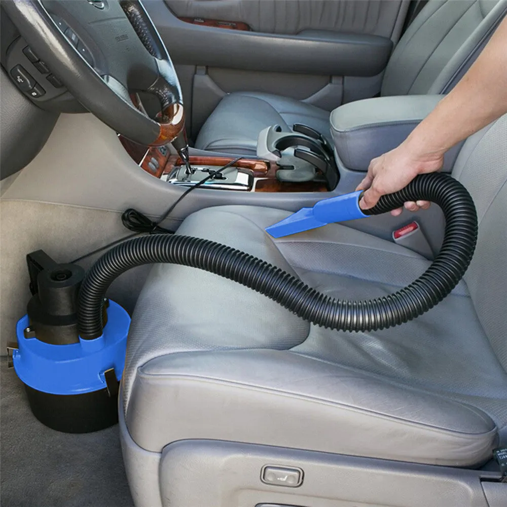 12V Wet Dry Vac Vacuum Cleaner Inflator Portable Turbo Hand Held for Car or Shop