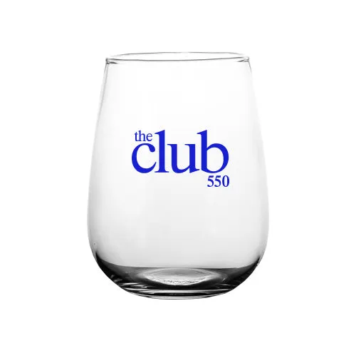 17 oz Printed BarConic® Stemless Wine Glass