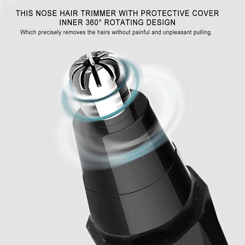 2 in 1 USB Rechargeable Nose Hair Trimmer