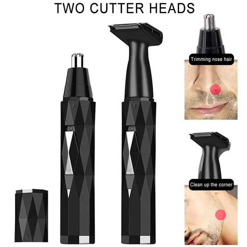 2 in 1 USB Rechargeable Nose Hair Trimmer