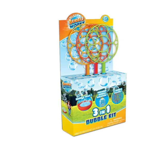 3 in 1 Bubble Works Wand Kit