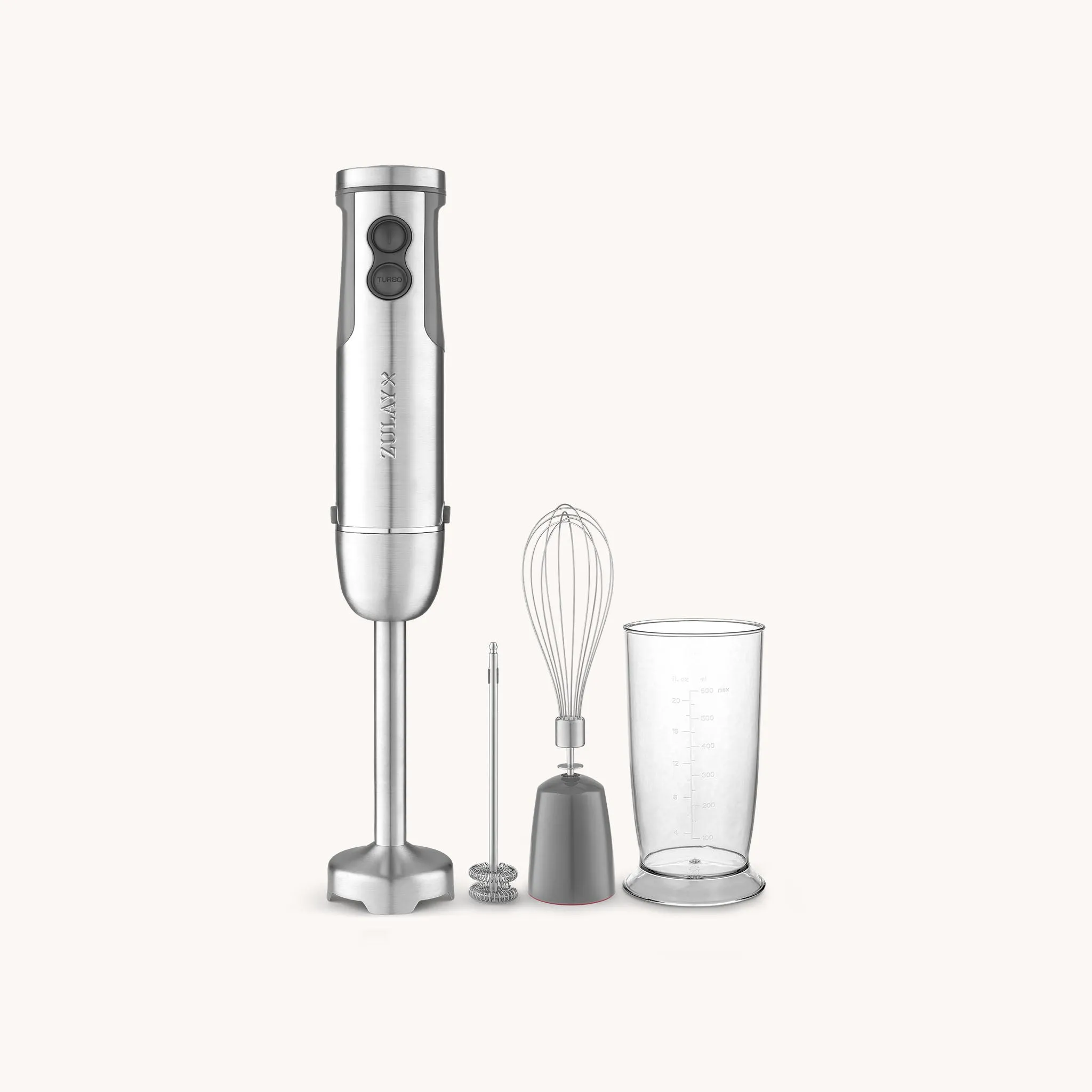 3-in-1 Immersion Blender Handheld - Powerful 800 Watt 12 Speed Emulsion Mixer