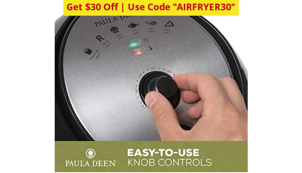 $30 OFF - USE CODE AIRFRYER30! Paula Deen 9.5 QT Family-Sized Air Fryer (NEW) - Ships Quick!