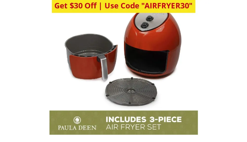 $30 OFF - USE CODE AIRFRYER30! Paula Deen 9.5 QT Family-Sized Air Fryer (NEW) - Ships Quick!