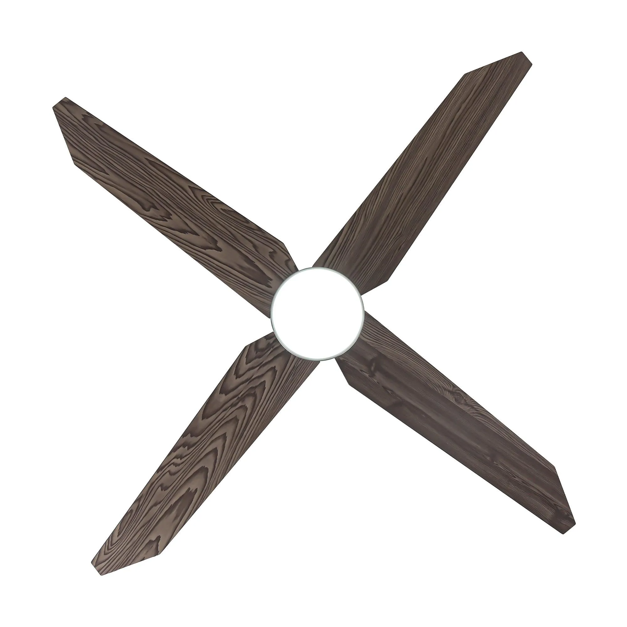 52" Ashby Industrial Satin Nickel DC Motor Ceiling Fan with LED Lighting and Remote Control