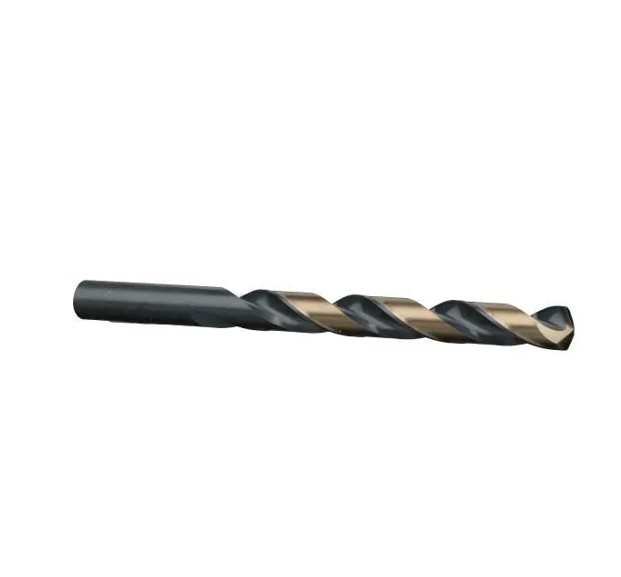 #53 Wire Size Jobber Length Drill Bit - Black and Gold - Split Point - 12 Pack