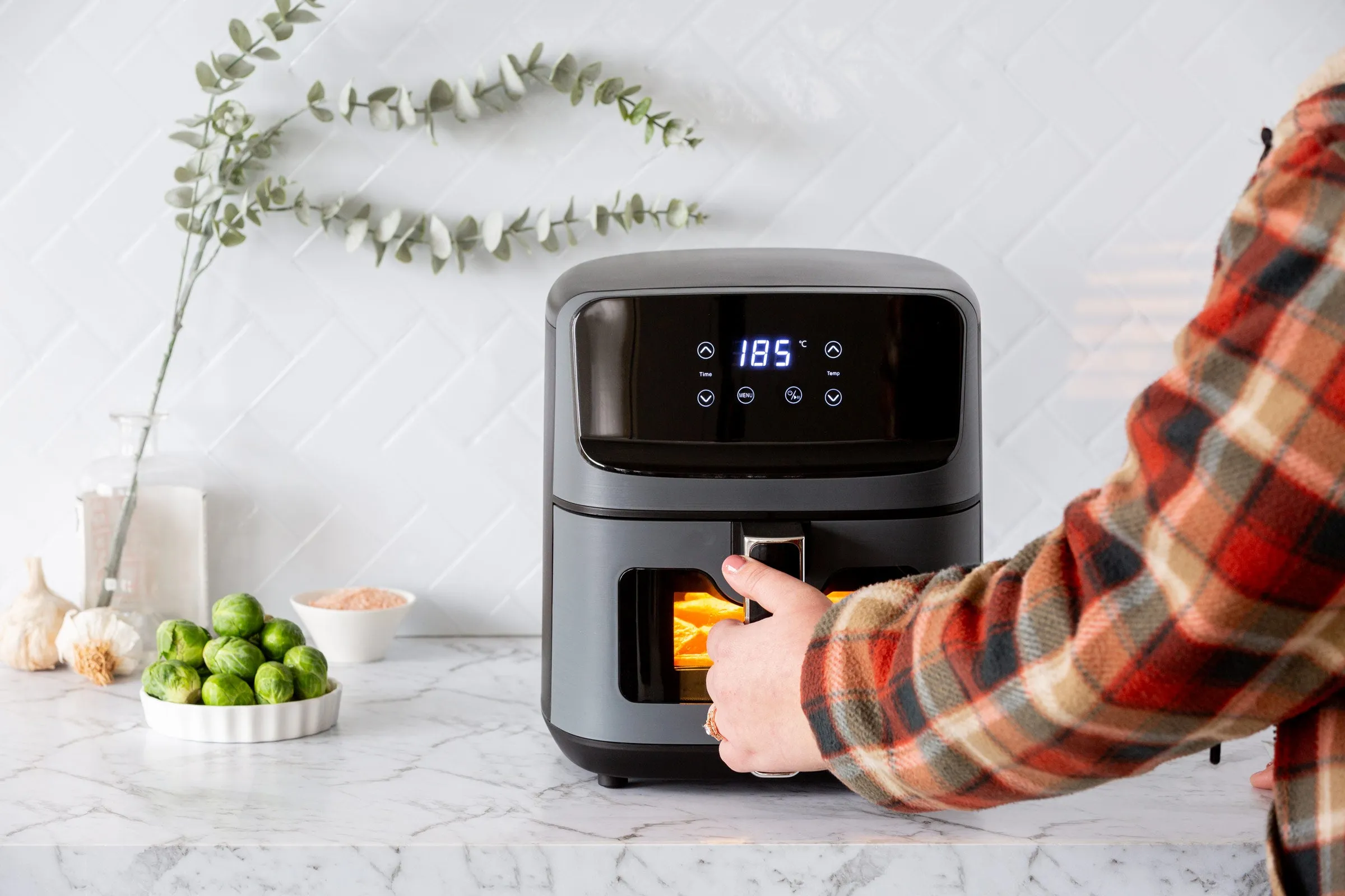 5L Digital Air Fryer with Viewing Window and Digital Display