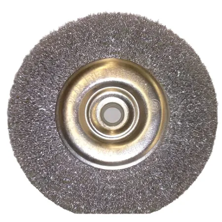 6 x 5/8-1/2 Crimped Wire Bench Brush Wheel