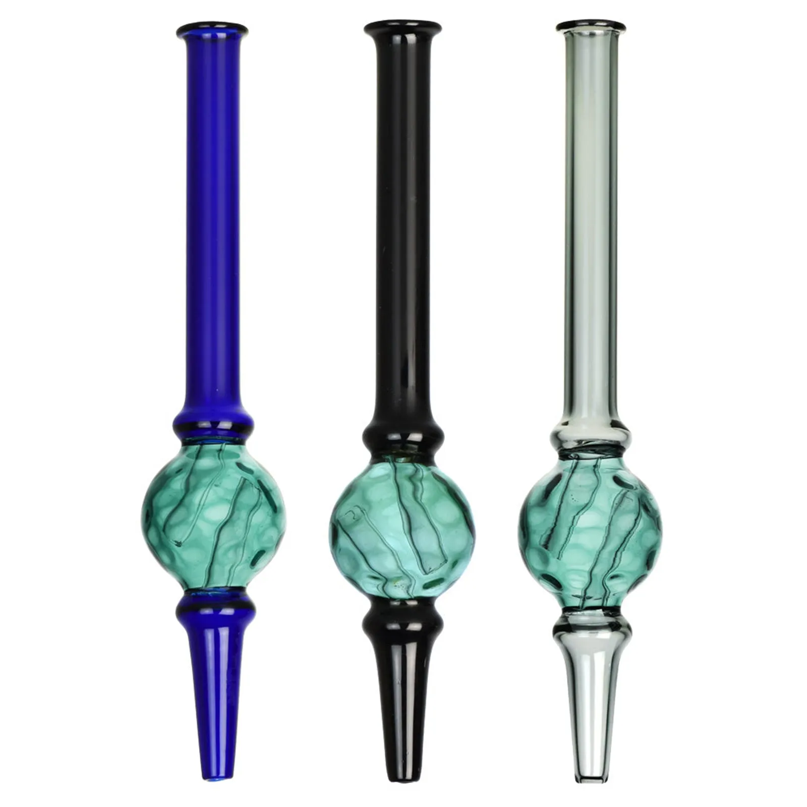 6.5" Nectar Collector Glass Straw with Chamber