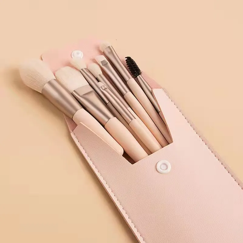 8 PCS/Lot Mini Makeup Brushes Macaron Makeup Brush #B4640