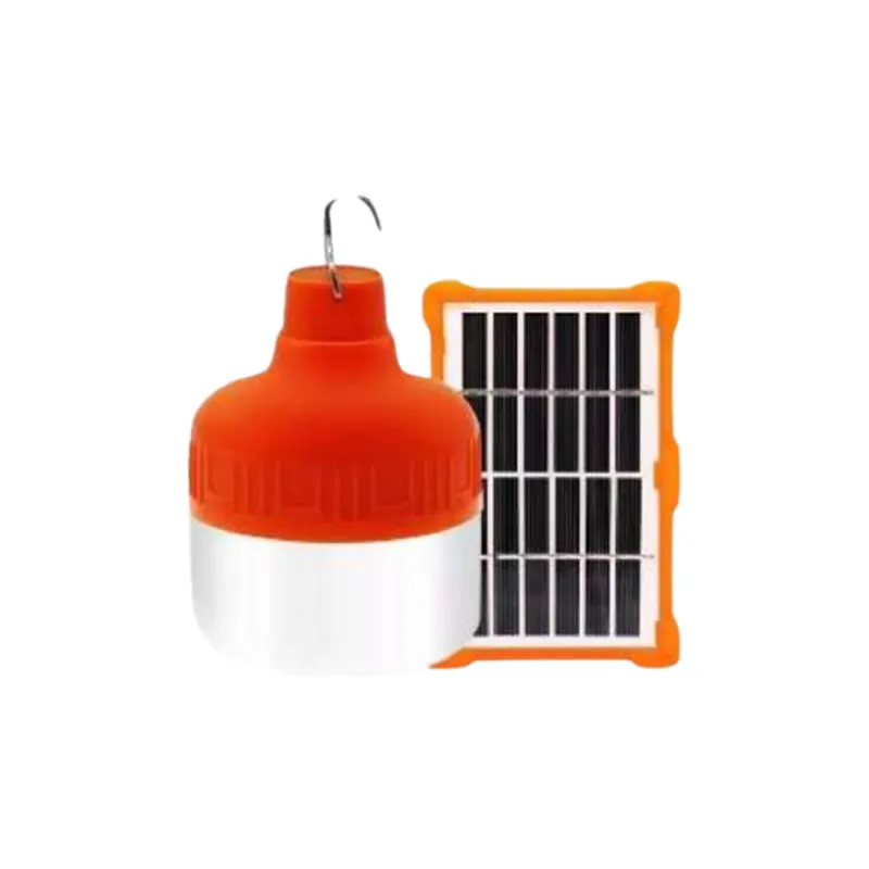 80W Solar Hanging Light Bulb 1000mah Battery With 6V 1.2W Panel OP021