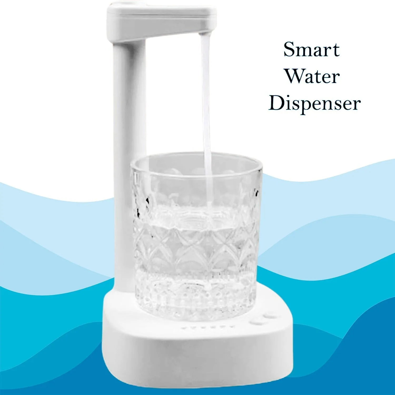 8864 USB Charging, Desktop Water Bottle Dispenser, Intelligent Desktop Water Pump With Small Pipe, One Button Operation, Smart Table Bedside Water Dispenser, Desk Water Dispenser for Home, Office, Outdoor, Camping