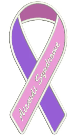 Aicardi Syndrome Awareness Applique Machine Embroidery Design Digitized Pattern