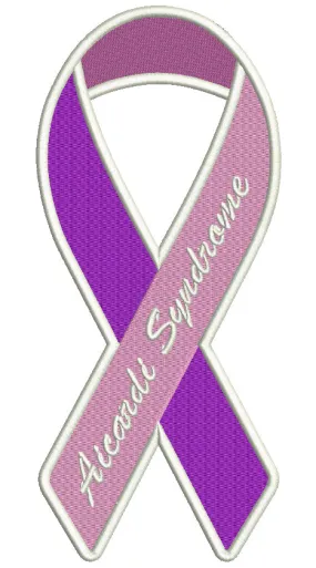 Aicardi Syndrome Awareness Filled Machine Embroidery Design Digitized Pattern