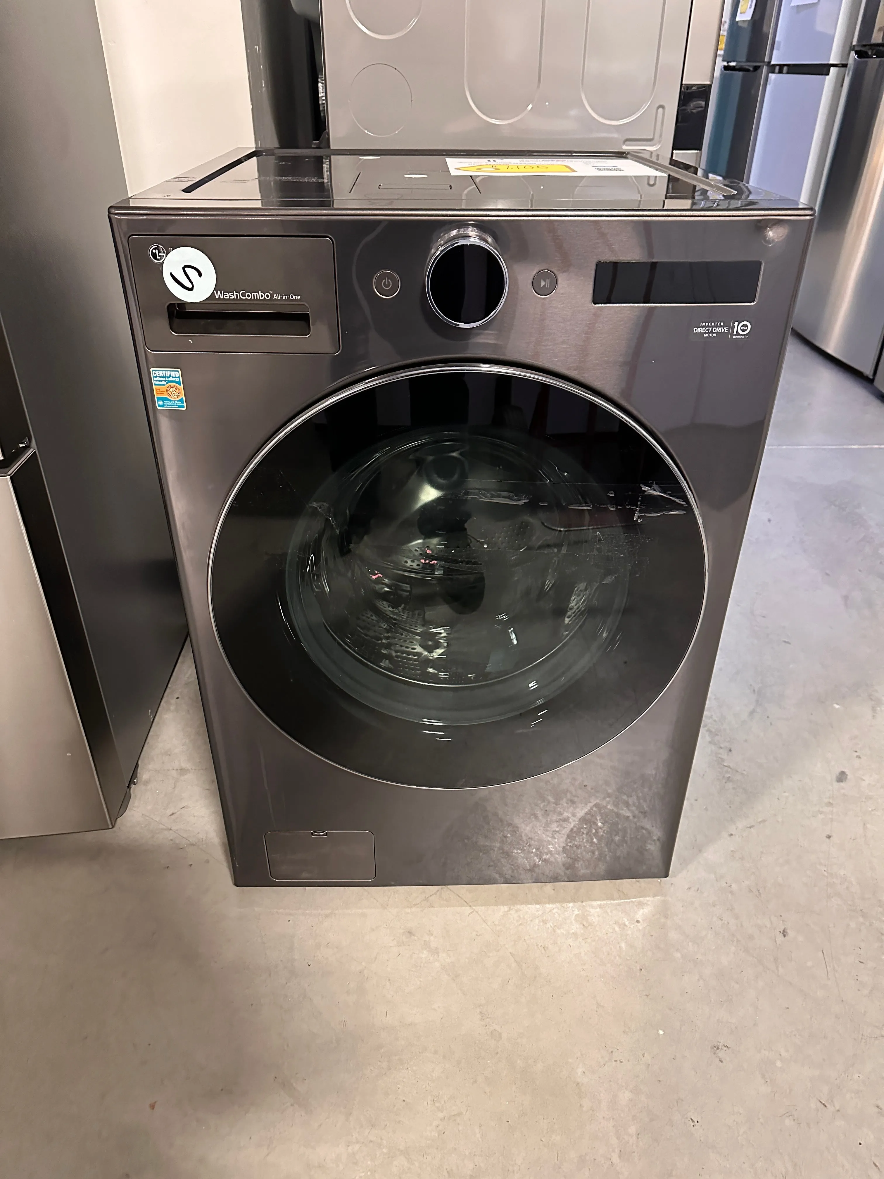 ALL IN ONE ELECTRIC WASHER/DRYER COMBINATION MACHINE Model: WM6998HBA WAS13614