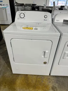 Amana - 6.5 Cu. Ft. Gas Dryer with Automatic Dryness Control - White MODEL: ngd4655ew4 DRY12214S