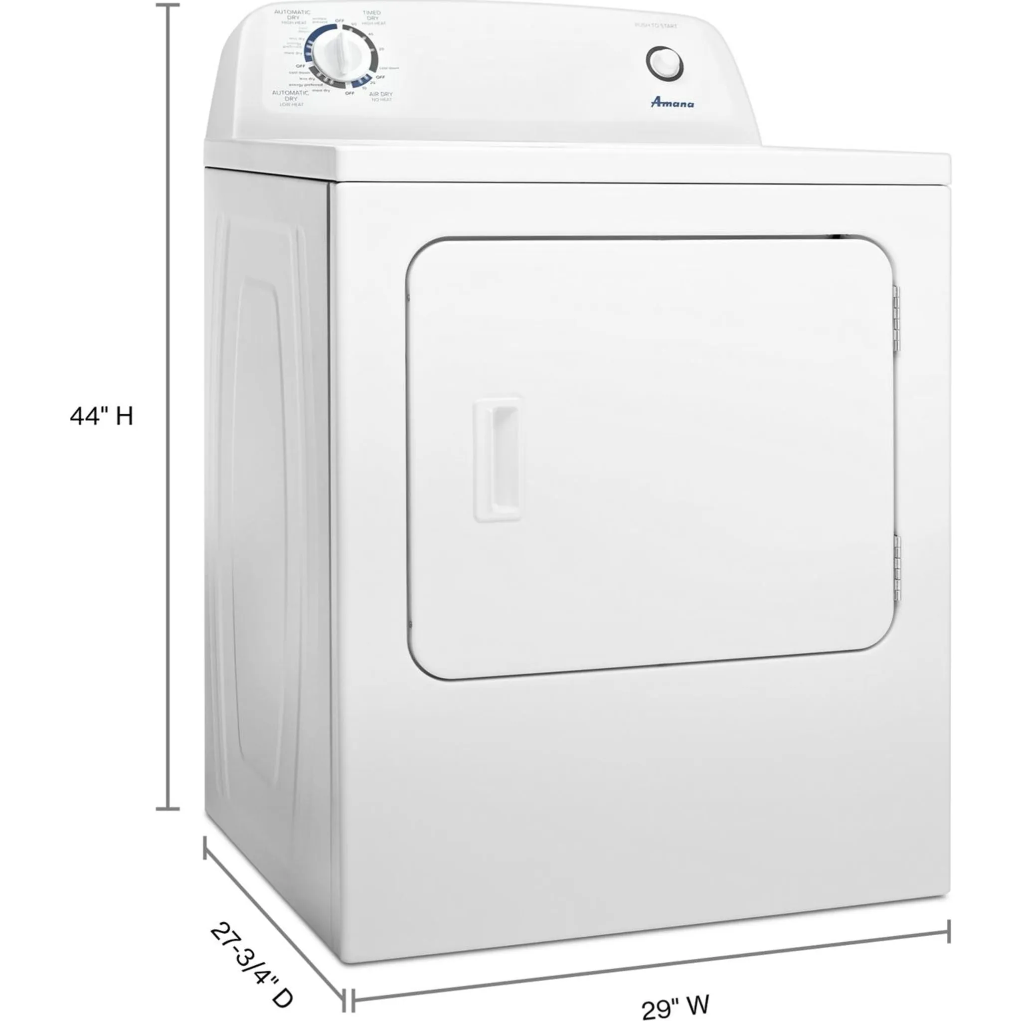 Amana Dryer (YNED4655EW) - White