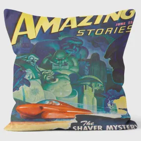 Amazing - Shaver Mystery - Pulp Fiction Cushion