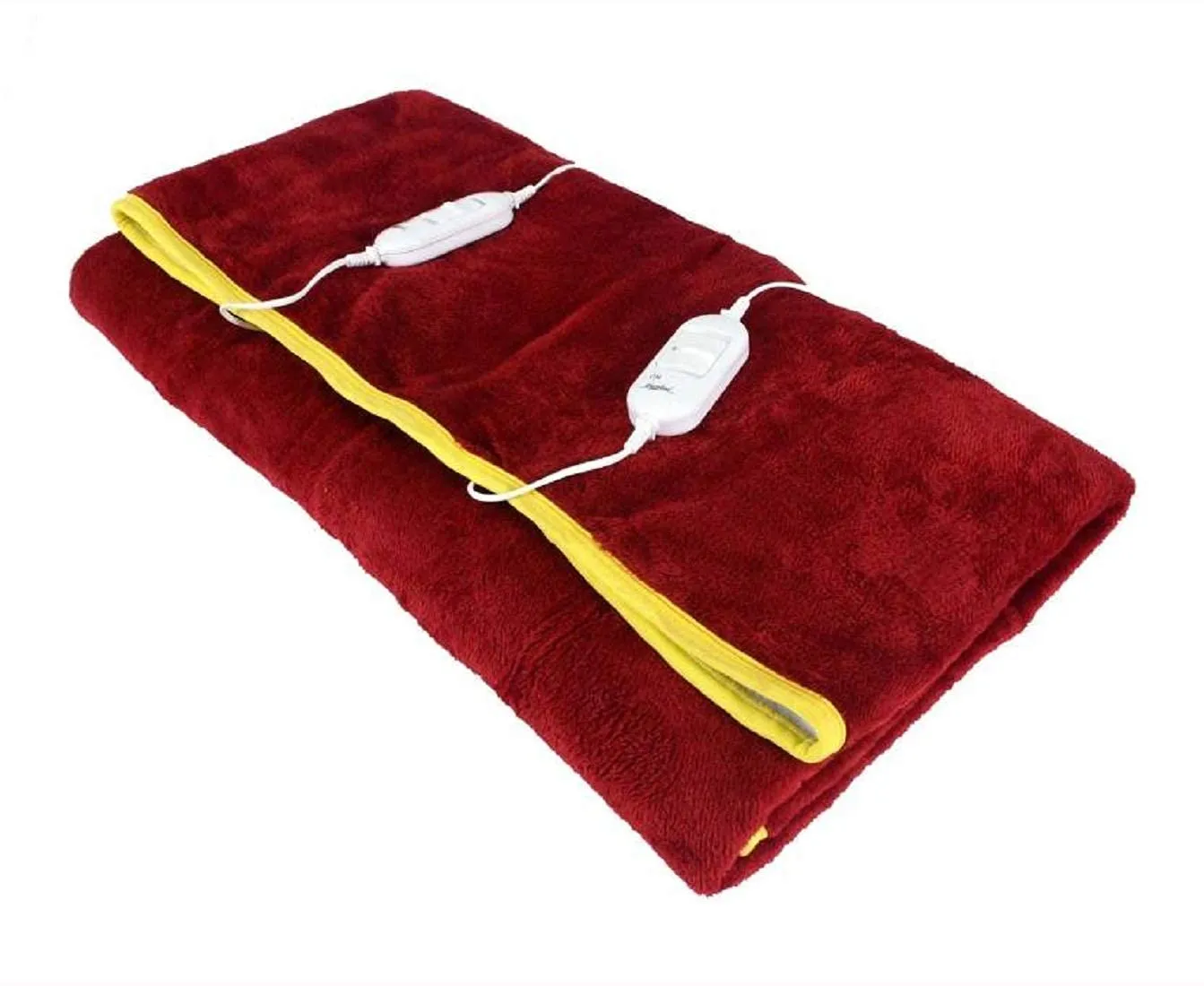 Arcova Home polyster Double Electric Bed Warmer - Electric Sheet - (60 X 60 Inches, Maroon)