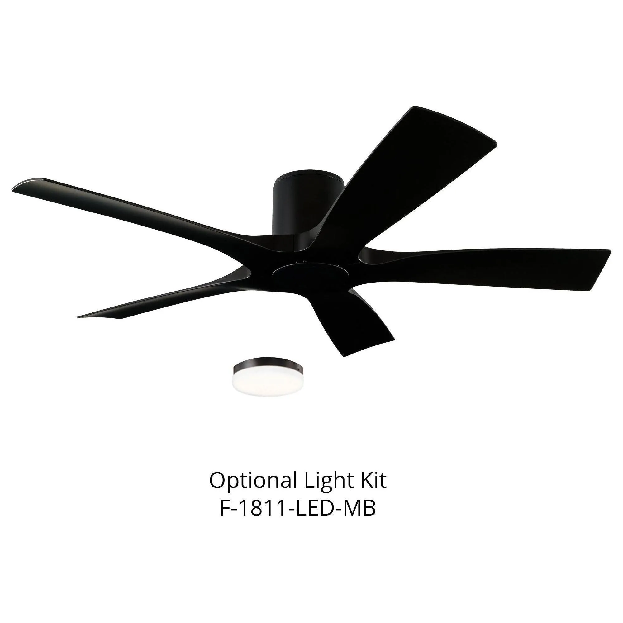 Aviator Indoor/Outdoor 5-Blade 54" Smart Flush Mount Ceiling Fan with Remote Control