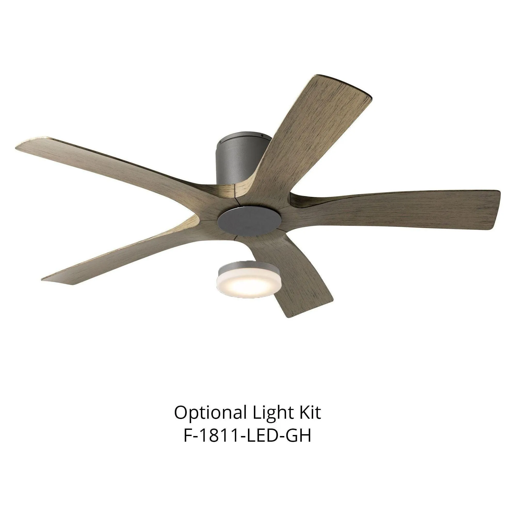 Aviator Indoor/Outdoor 5-Blade 54" Smart Flush Mount Ceiling Fan with Remote Control