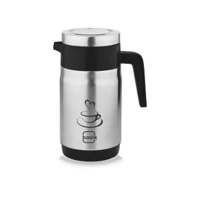 Basik Lyra Stainless Steel Silver/Black Flask 1700ml