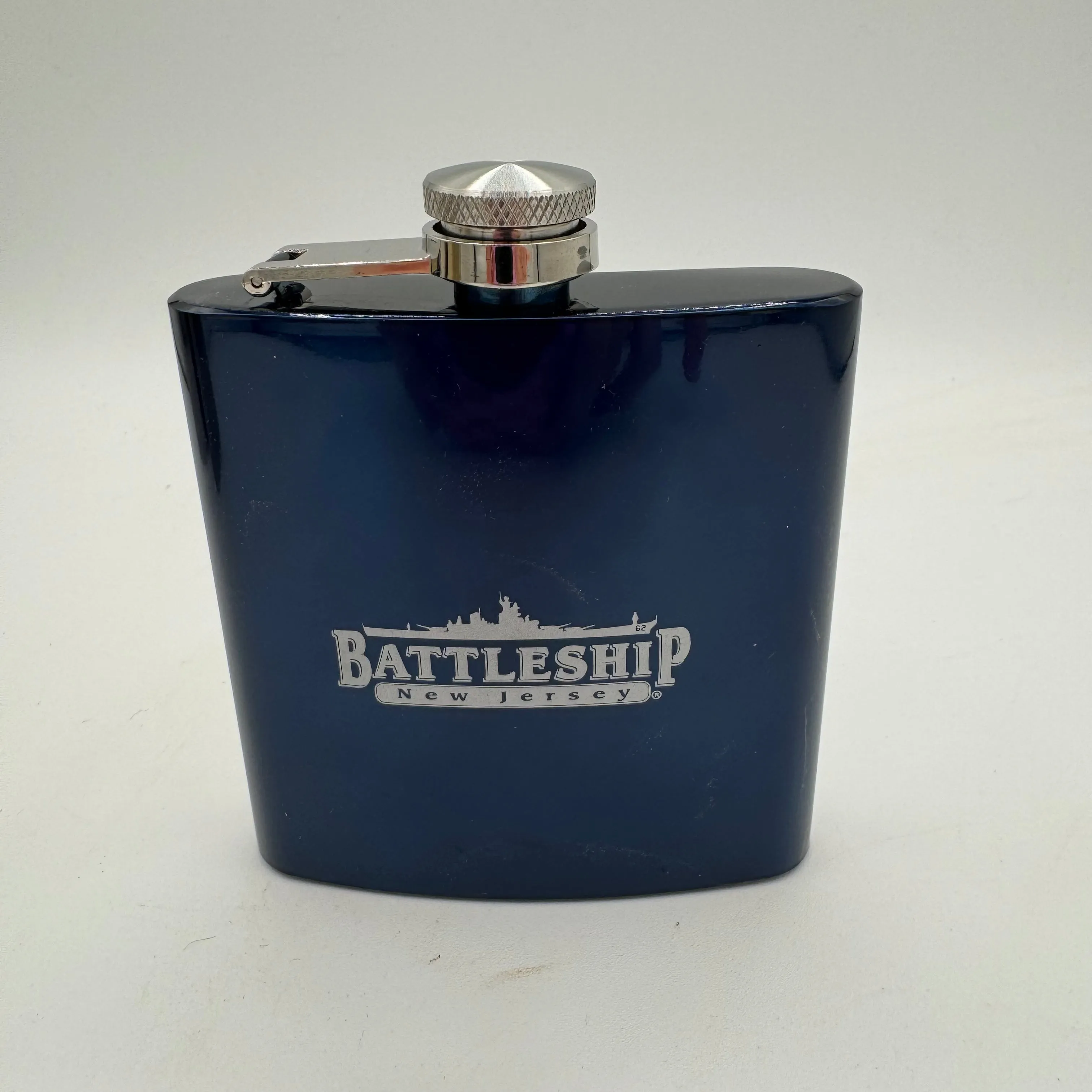 Battleship Logo Flask