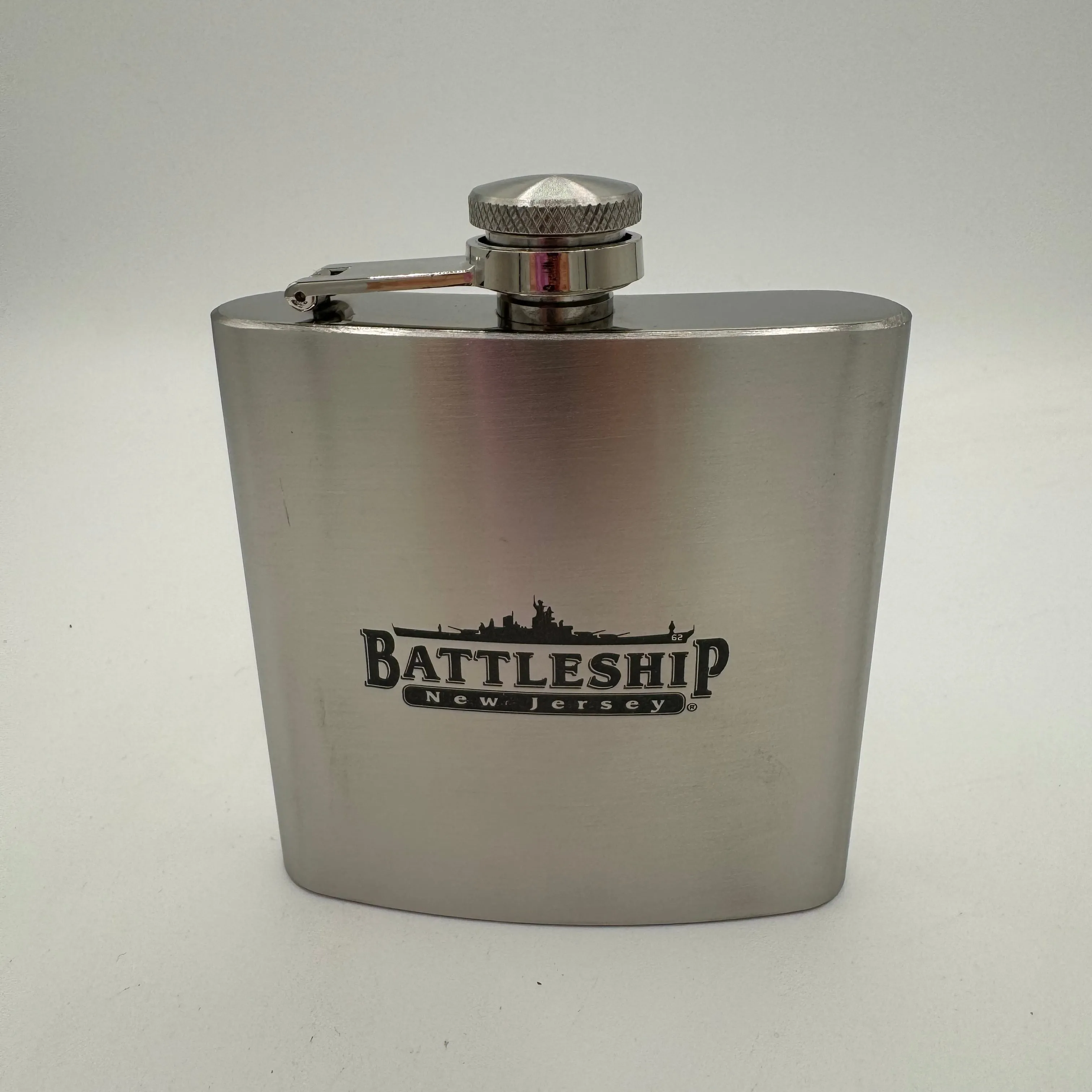 Battleship Logo Flask