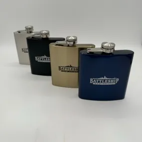 Battleship Logo Flask