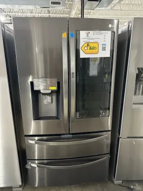 BEAUTIFUL BRAND NEW LG BLACK STAINLESS STEEL REFRIGERATOR MODEL: LMXS28596D REF13645S