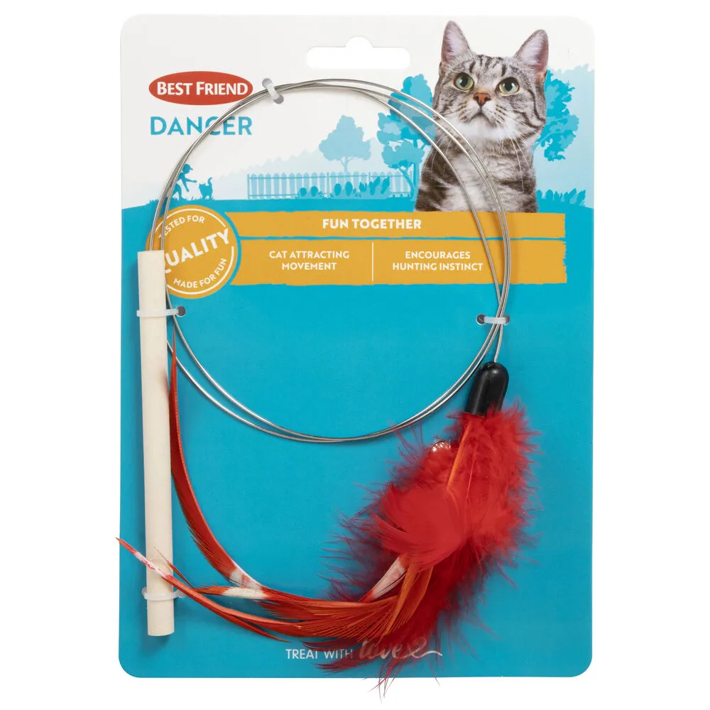 Best Friend Dancer cat wand toy, assortment