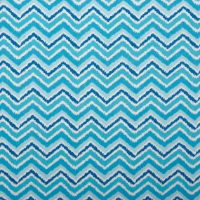 Blenders Cotton Print - Herringbone - Blue