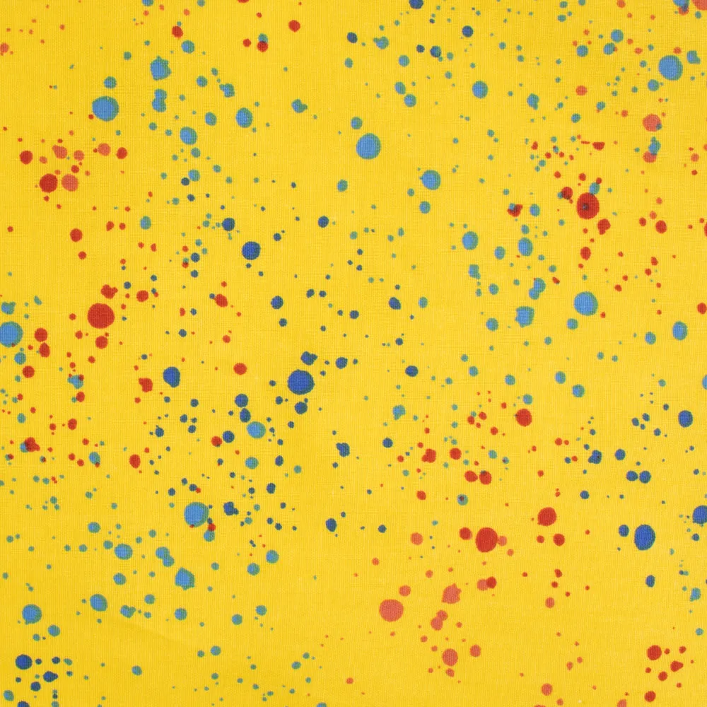 Blenders - Cotton Print - Spot - Yellow