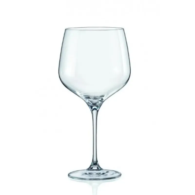 Bohemia Rebecca Wine Glass Clear Lead Free Crystal Drink Accessory | Set of 6 | 5 x 9 inches | 820ml