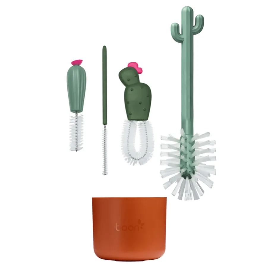 Boon - Cacti Bottle Cleaning Brush Set