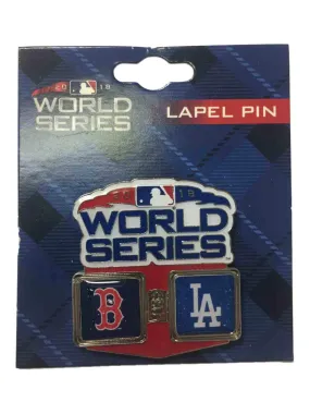 Boston Red Sox Los Angeles Dodgers 2018 World Series Fall Classic Dueling Pin