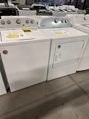 BRAND NEW WHIRLPOOL LAUNDRY SET TOP LOAD WASHER ELECTRIC DRYER WAS13598 DRY12812