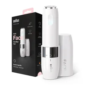 Braun Face Mini hair remover FS1000 with Smartlight, White