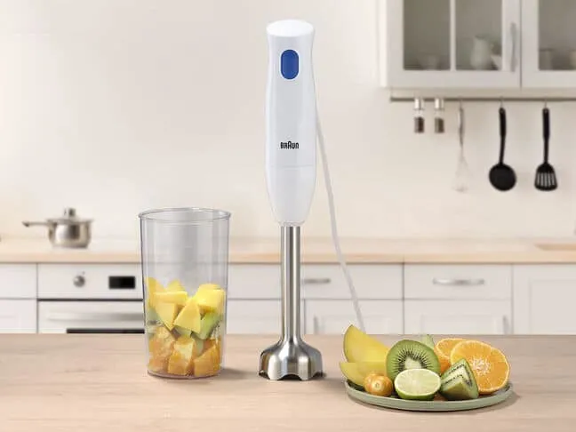 Braun Multiquick 1 Mq10.001M 0.6 L Immersion Blender 450 W Blue, White