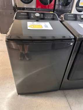 BRUSHED BLACK BRAND NEW SAMSUNG WASHER MODEL: WA55CG7100AV WAS13517