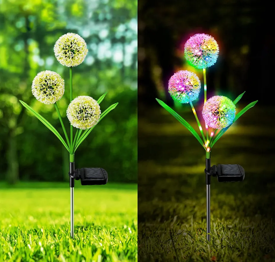 Bulk 16" Dandelion Light Solar Plant Outdoor Garden Decoration Wholesale