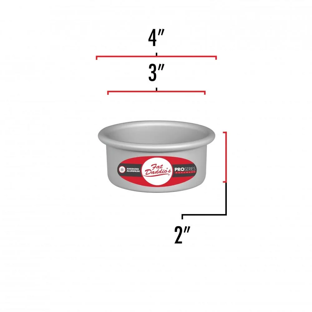 Cake Pan 3x2 Fixed Bottom