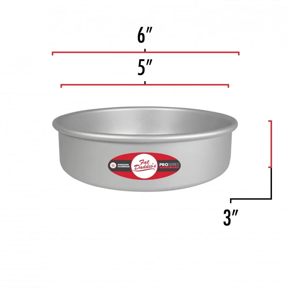 Cake Pan 5x3 Fixed Bottom