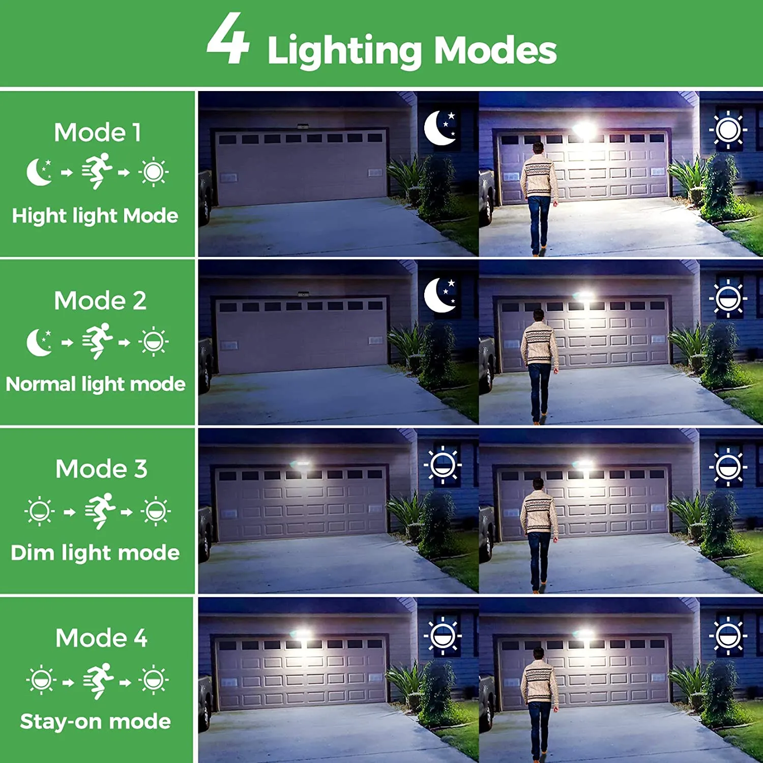 CD269 Solar Lights Outdoor 4 Pack