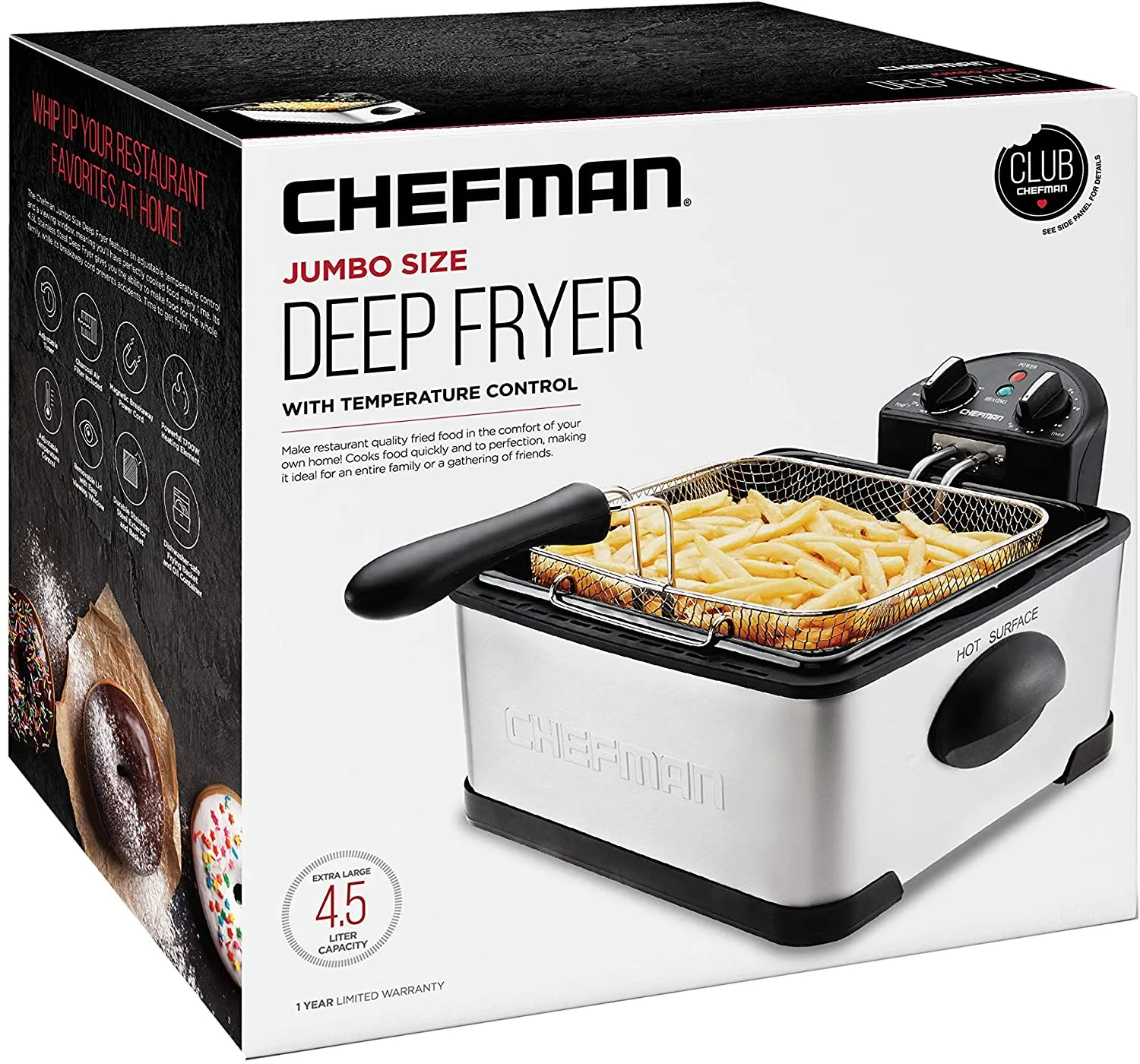 Chefman - 4.5L Deep Fryer