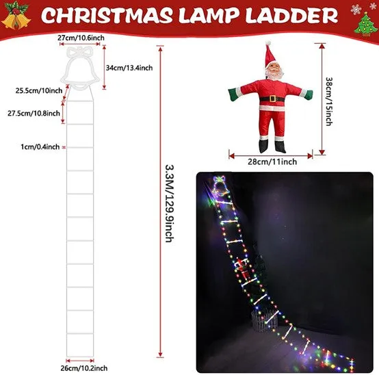 Christmas Holiday LED Solar Ladder Light #6995