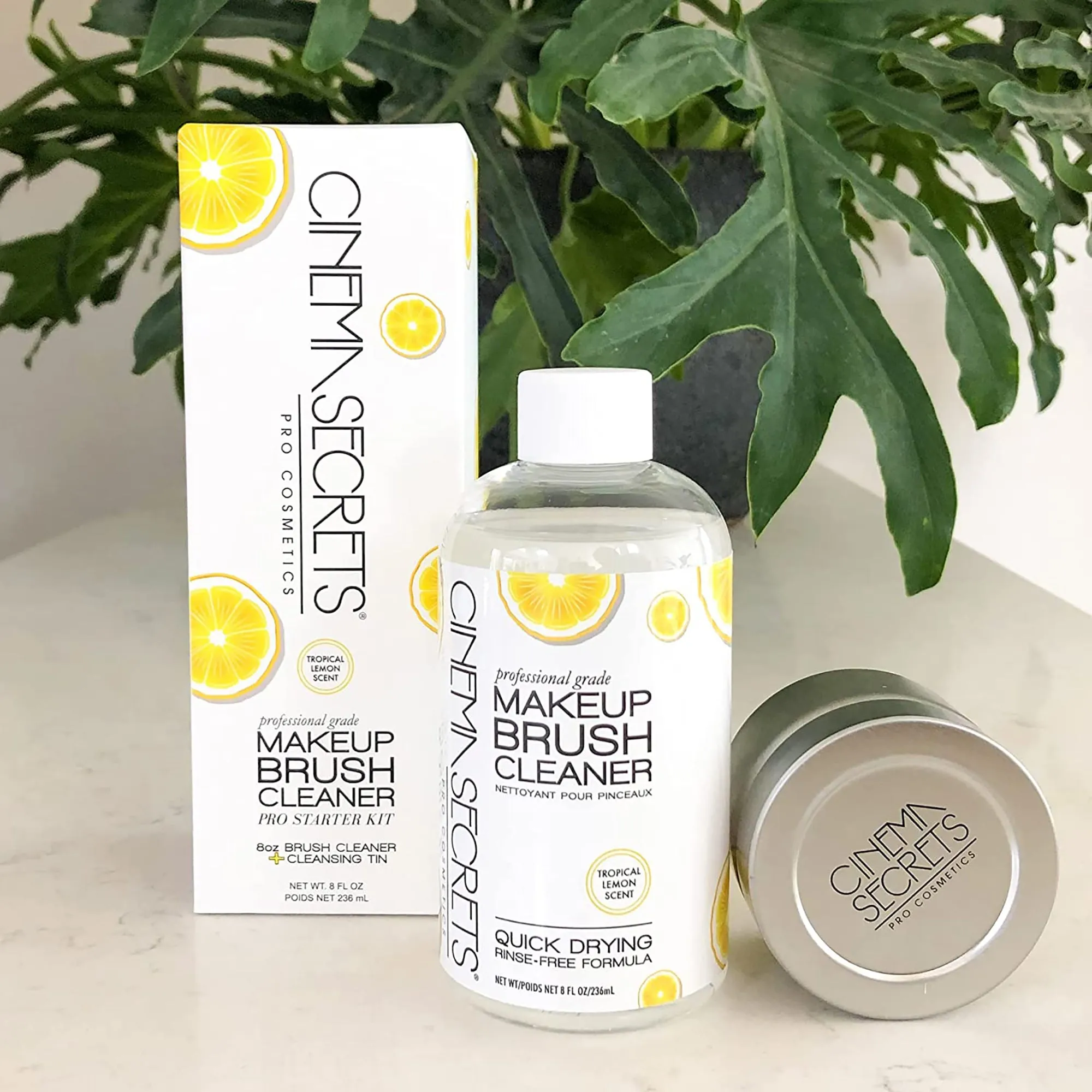 Cinema Secrets Makeup Cleaner Pro Starter Kit -Lemon