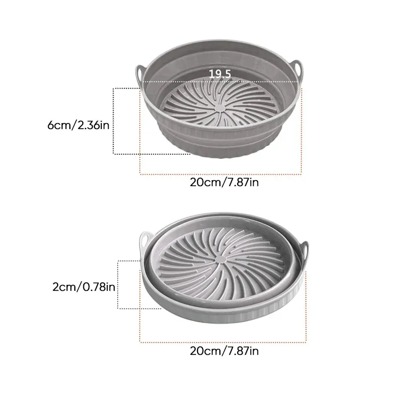 Collapsible Silicone Grill Pan