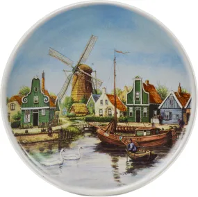 Collector Plates Swan Village Color