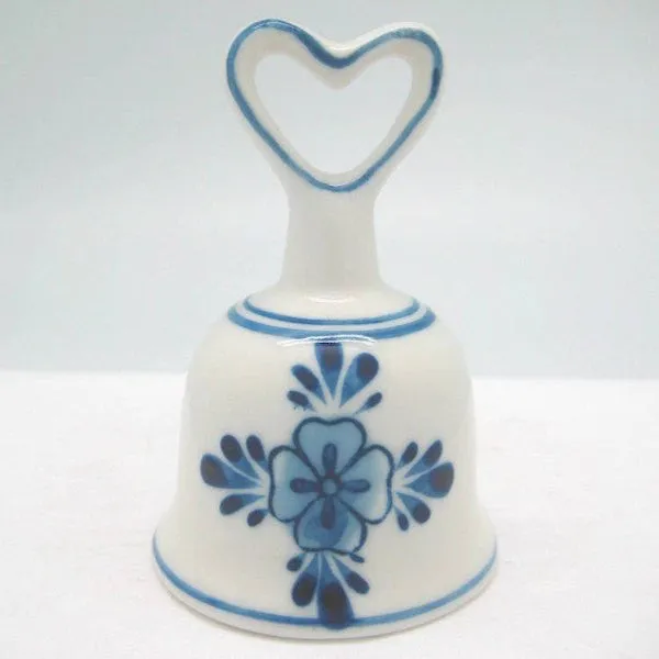 Collector Windmill Blue and White Bell with Heart